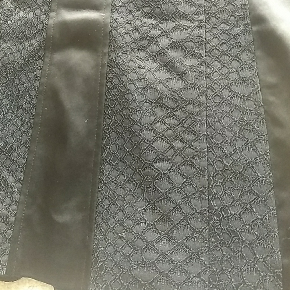 Cache Blazer Pantsuit Black Textured Snake Print - image 8